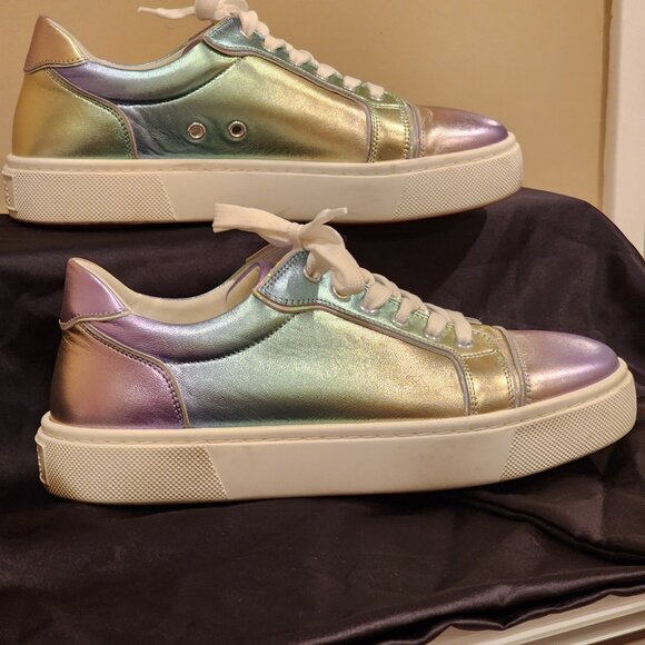 Excellent EU39 CHRISTIAN LOUBOUTIN Sneakers Vieirissima Iridescent - Picture 10 of 16